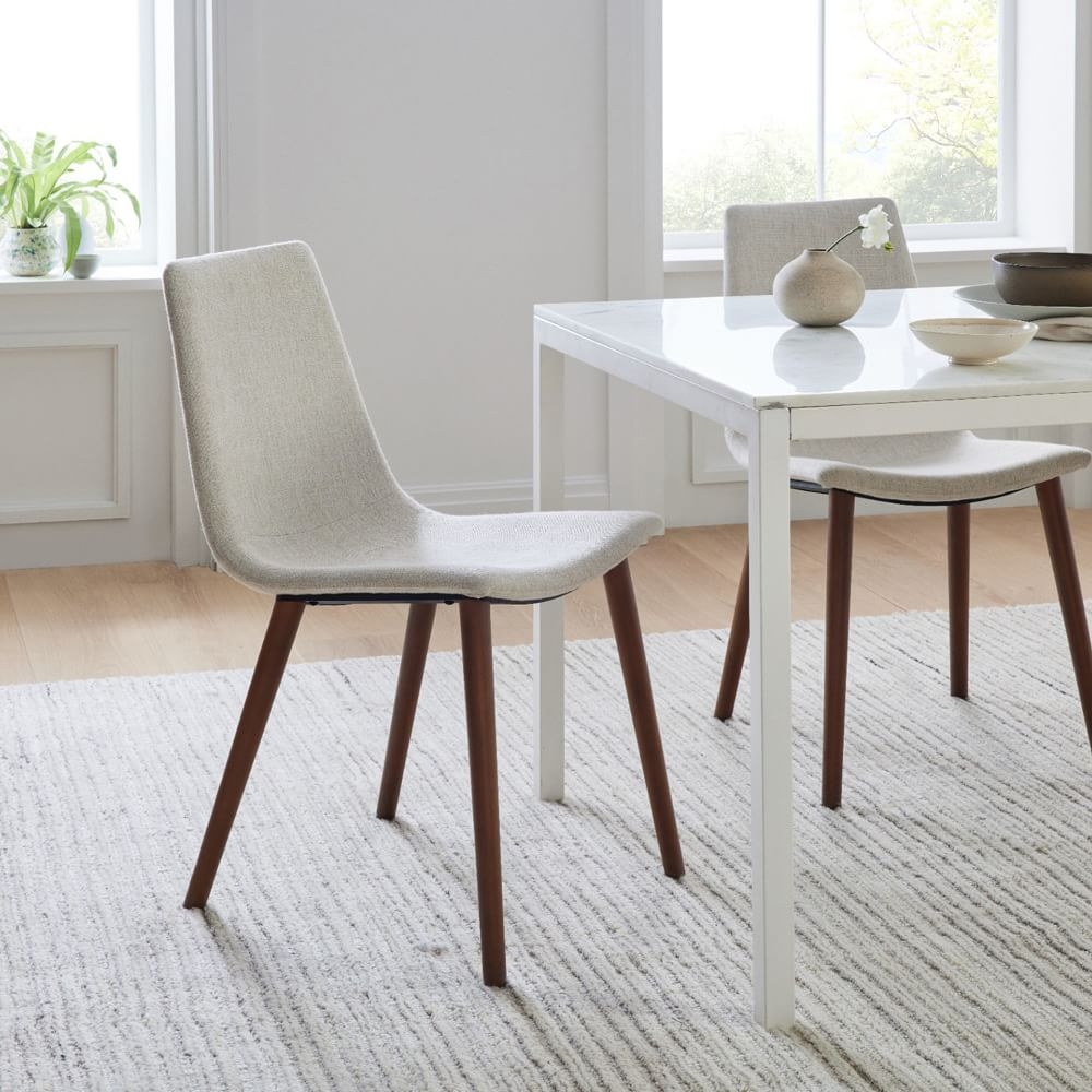 Dining chairs on sale walnut legs