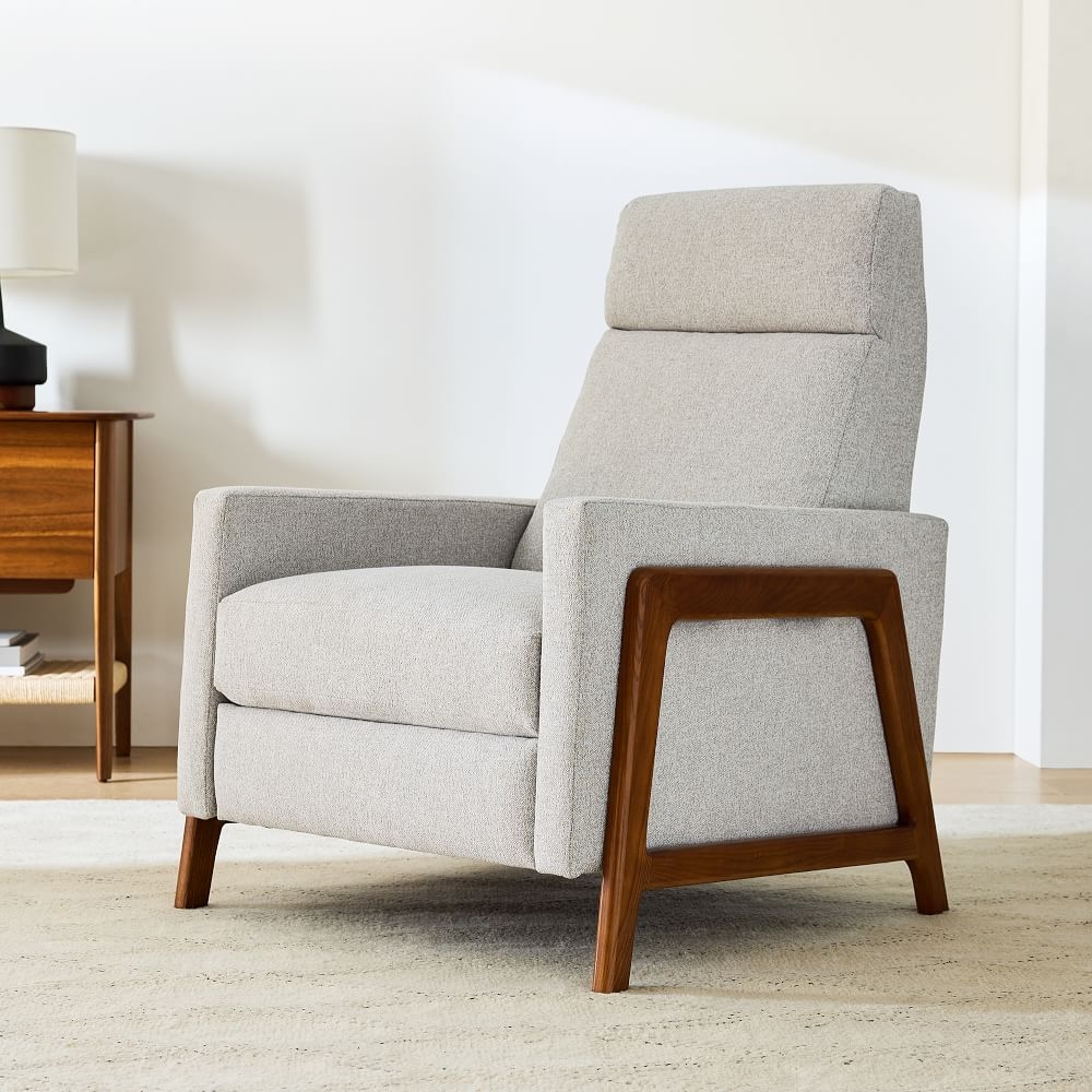 West elm mid century best sale recliner