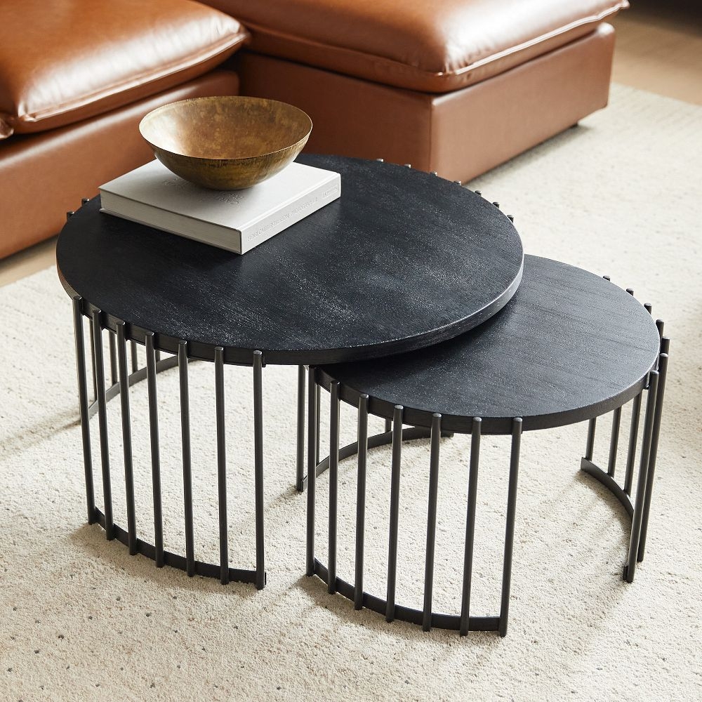 Buy online Spoke Nesting Coffee Tables now West Elm KSA KSA