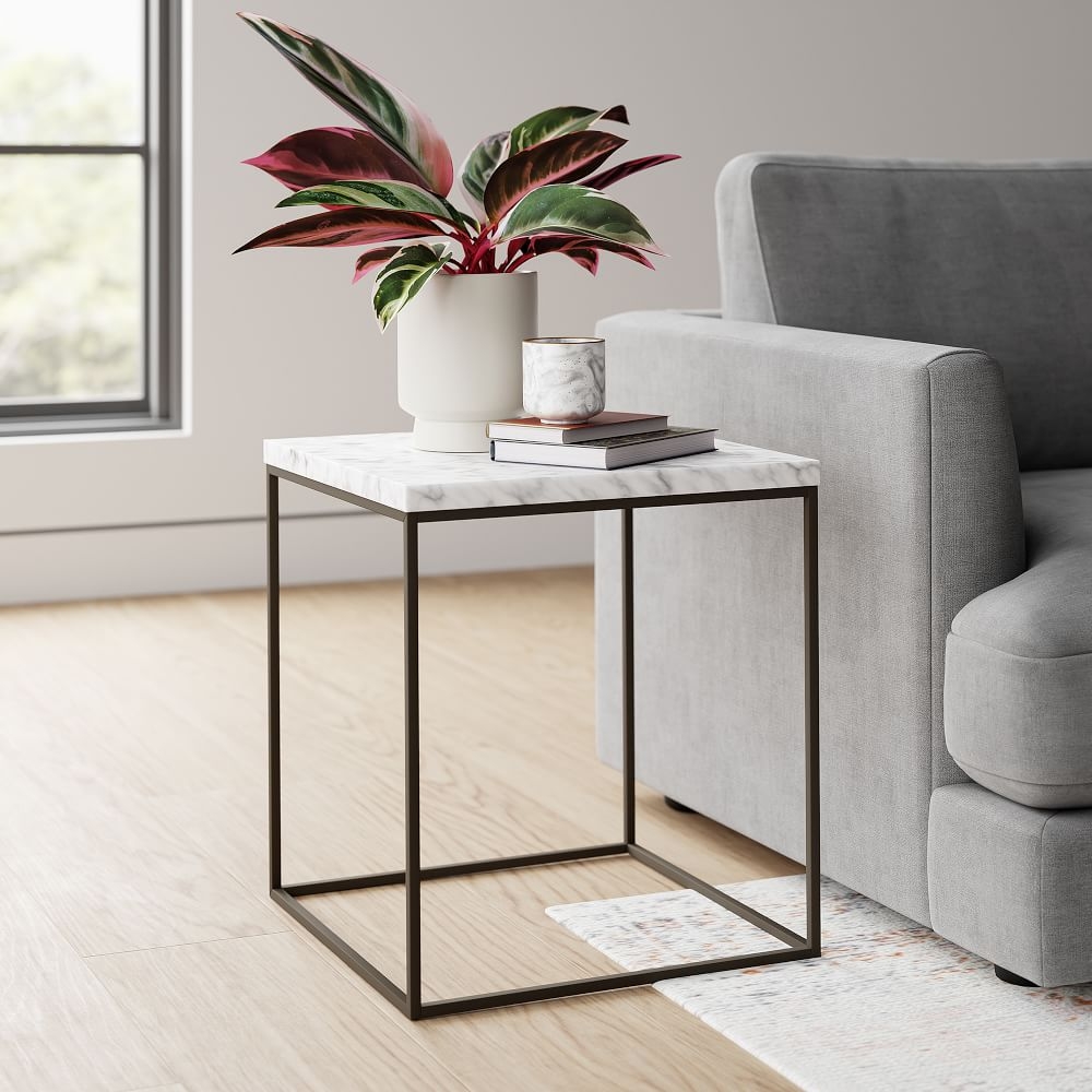 West elm online marble side table