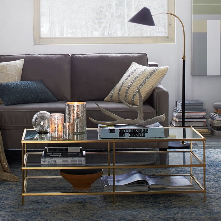Gold side hotsell table west elm