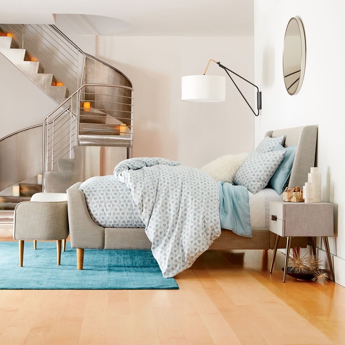 West elm clearance sleigh bed