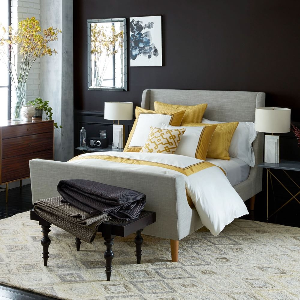 West elm sales gold bed