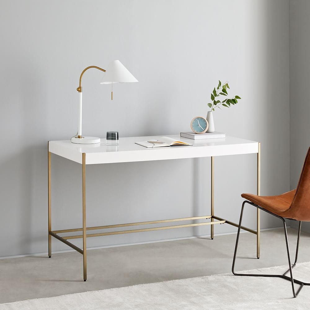 West elm clearance gold desk