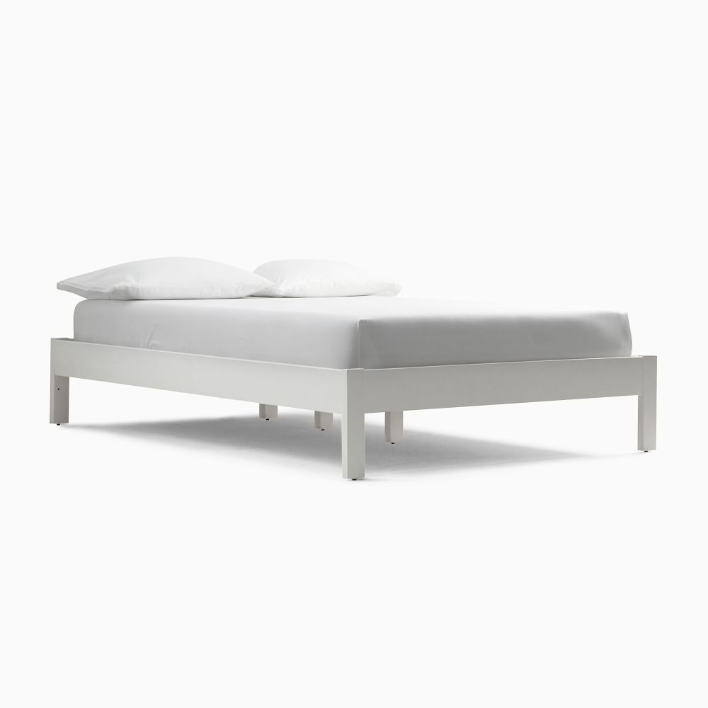 West elm black shop bed frame
