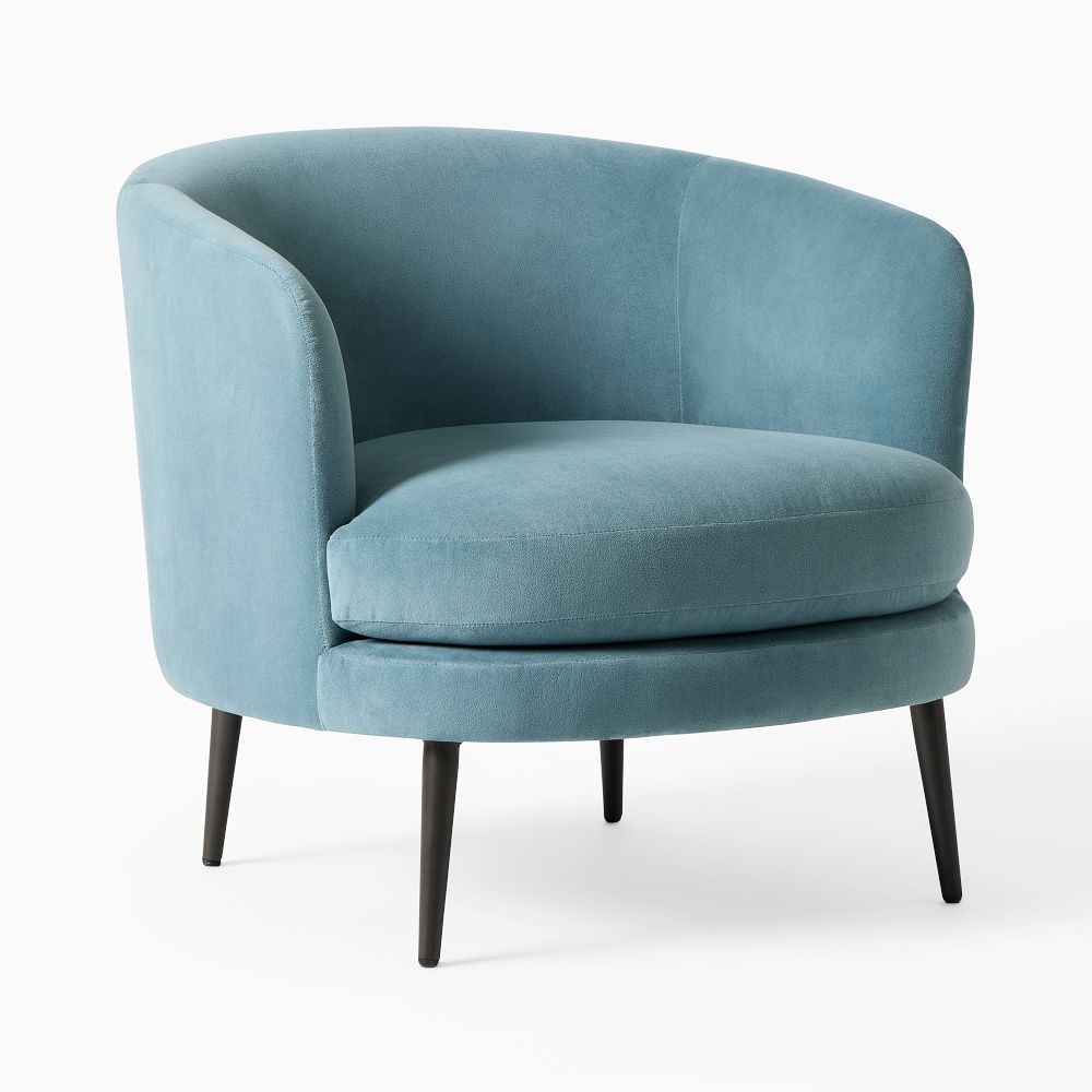 Slipper store chair velvet