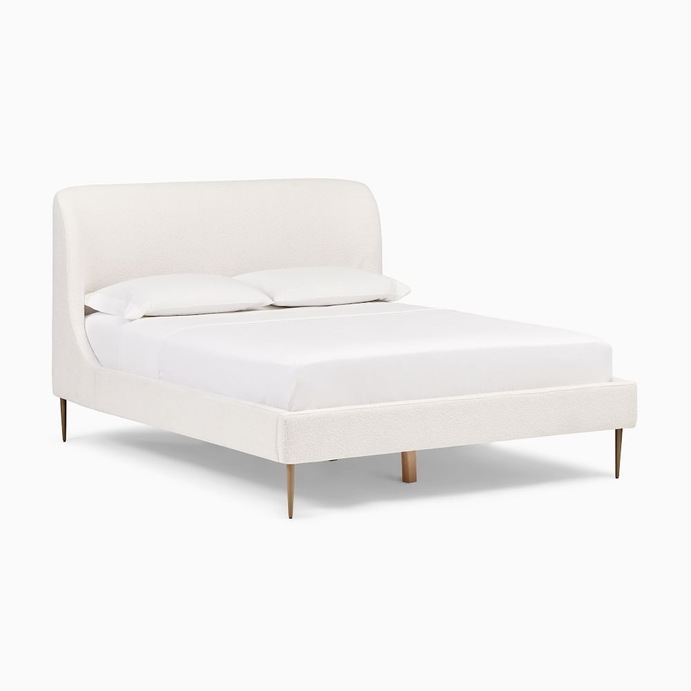West elm store mod upholstered bed
