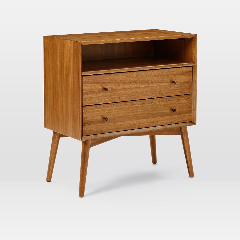 Buy online Mid Century Grand Nightstand Acorn now West Elm KSA KSA