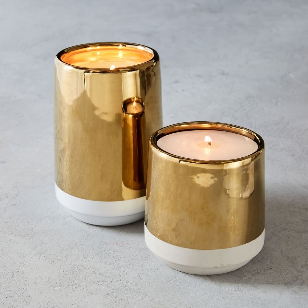 Buy online White Gold Candle Smoked Tonka now West Elm KSA KSA