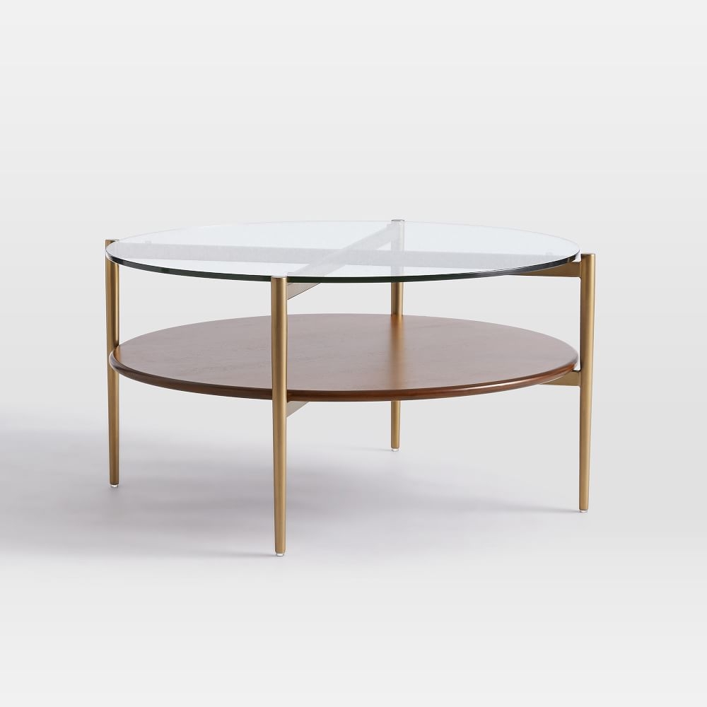 West elm art store display coffee table