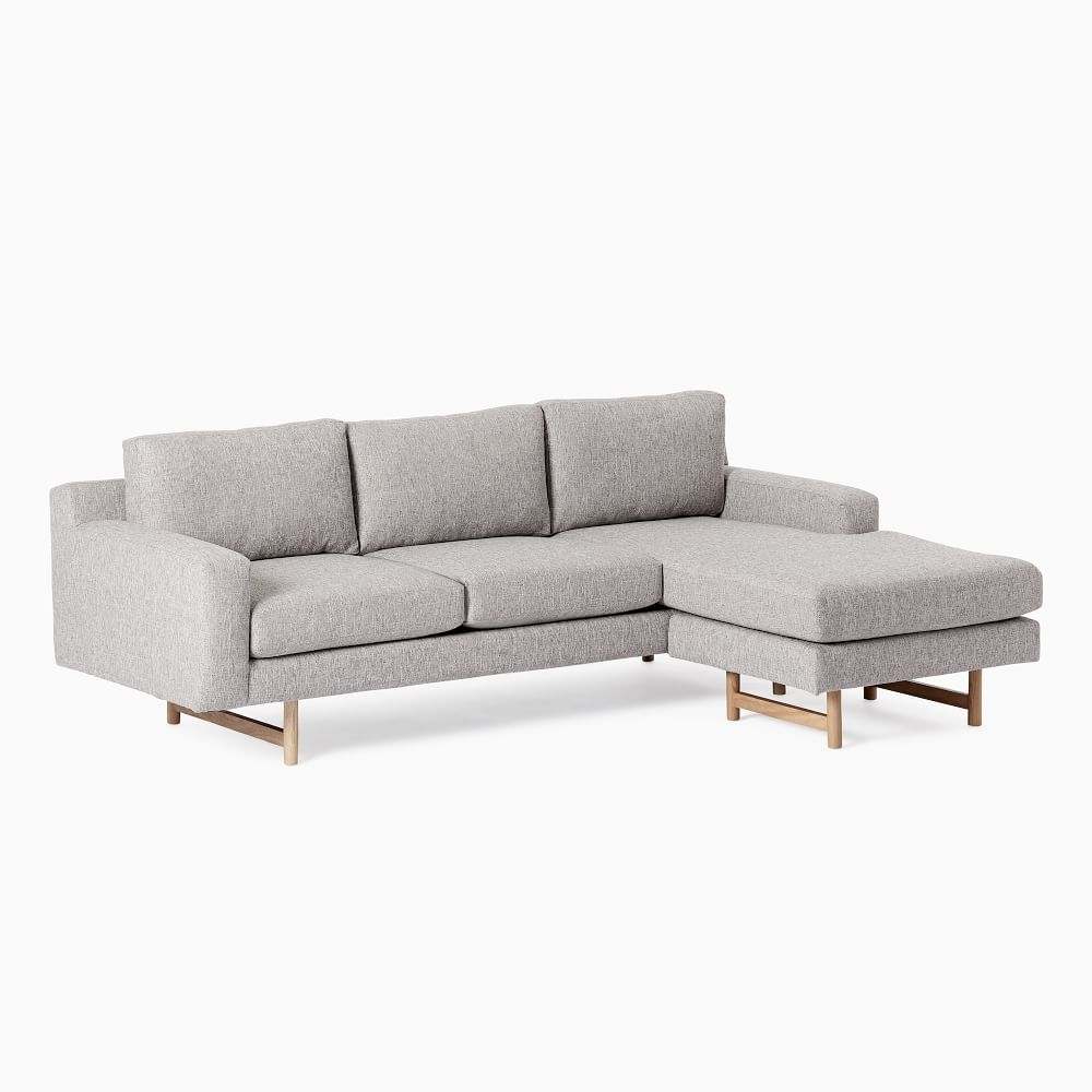 West elm gray sales sectional
