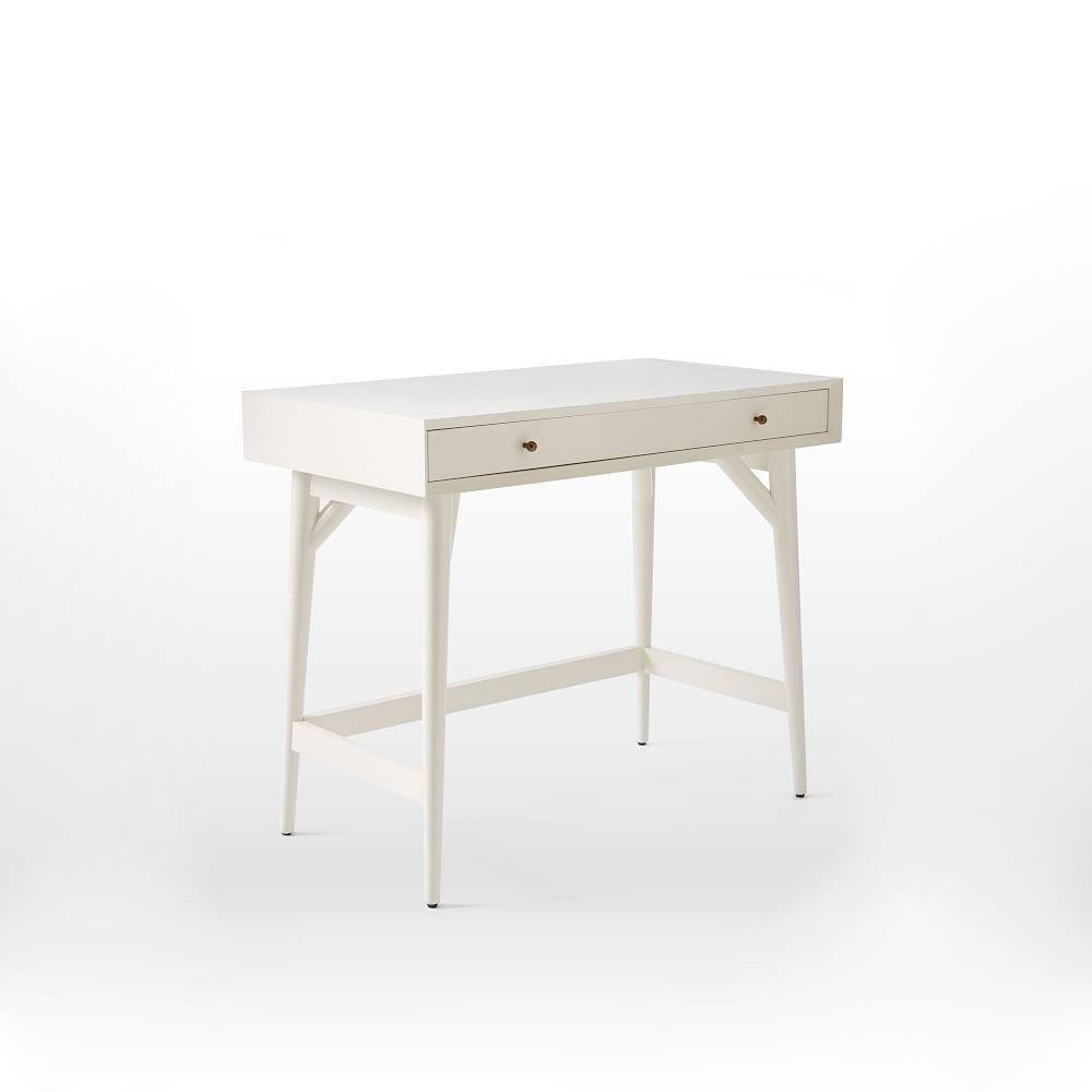 Mid Century Mini Desk White