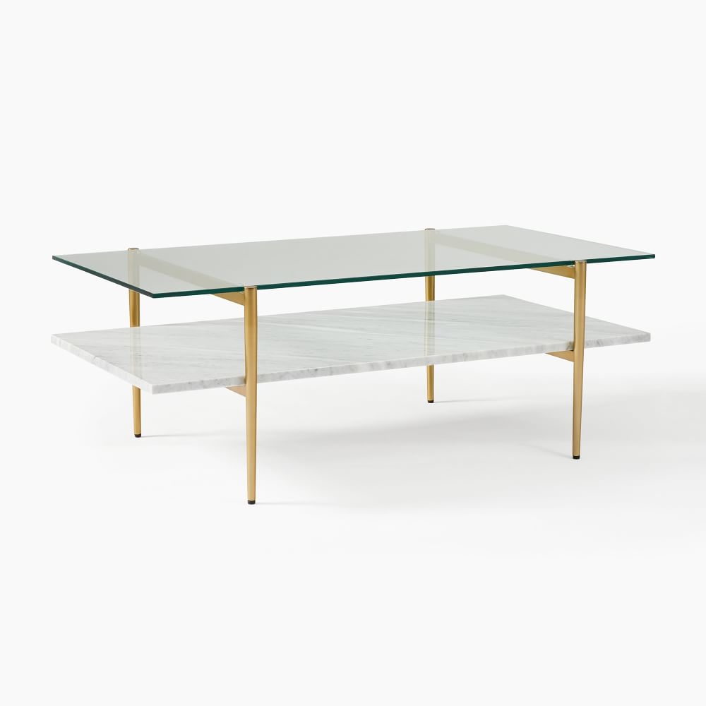 Art display coffee table cheap west elm