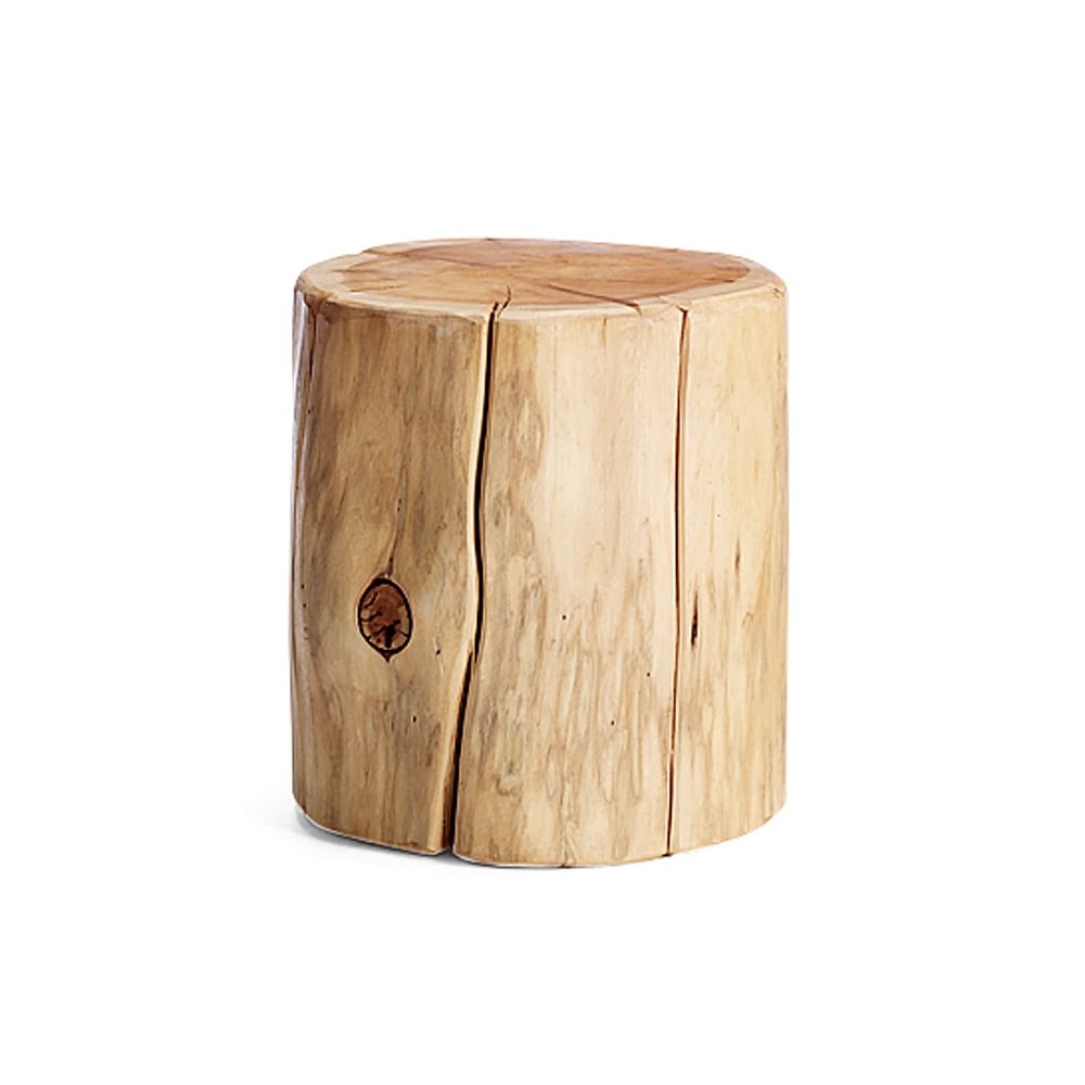 Natural wood stump coffee table shop