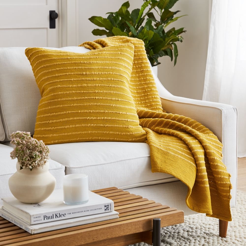 Dark sales mustard pillows